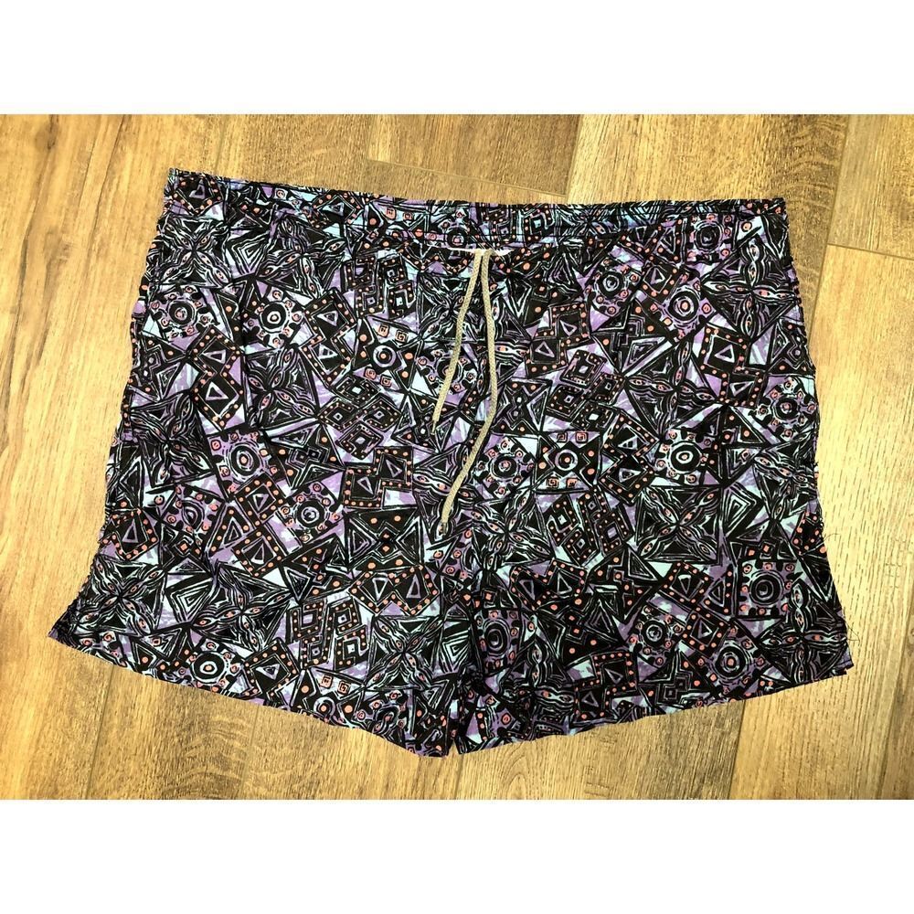 VINTAGE 90s 2000S Y2K Men's Bathing Suit Shorts Vision Venice Surf Skate - LG